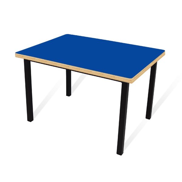 Mesa infantil rectangular Homcom azul 76,5x54,5x49,5 cm PP